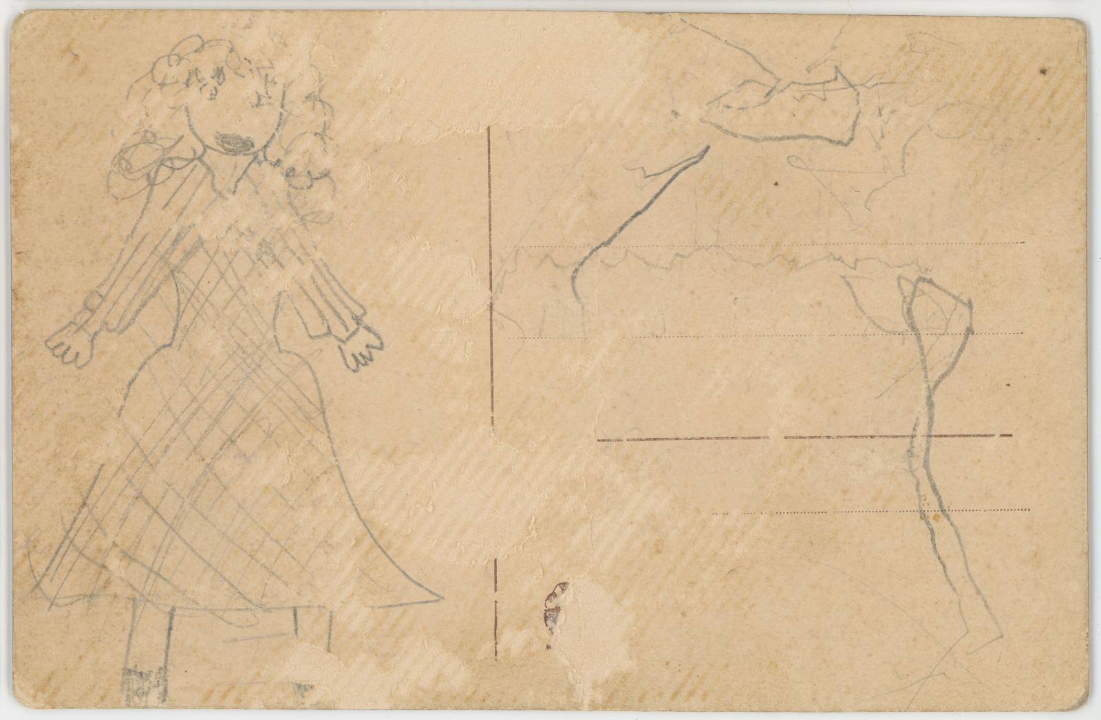 First World War Postcard sent by Edward (Ted) PERRY