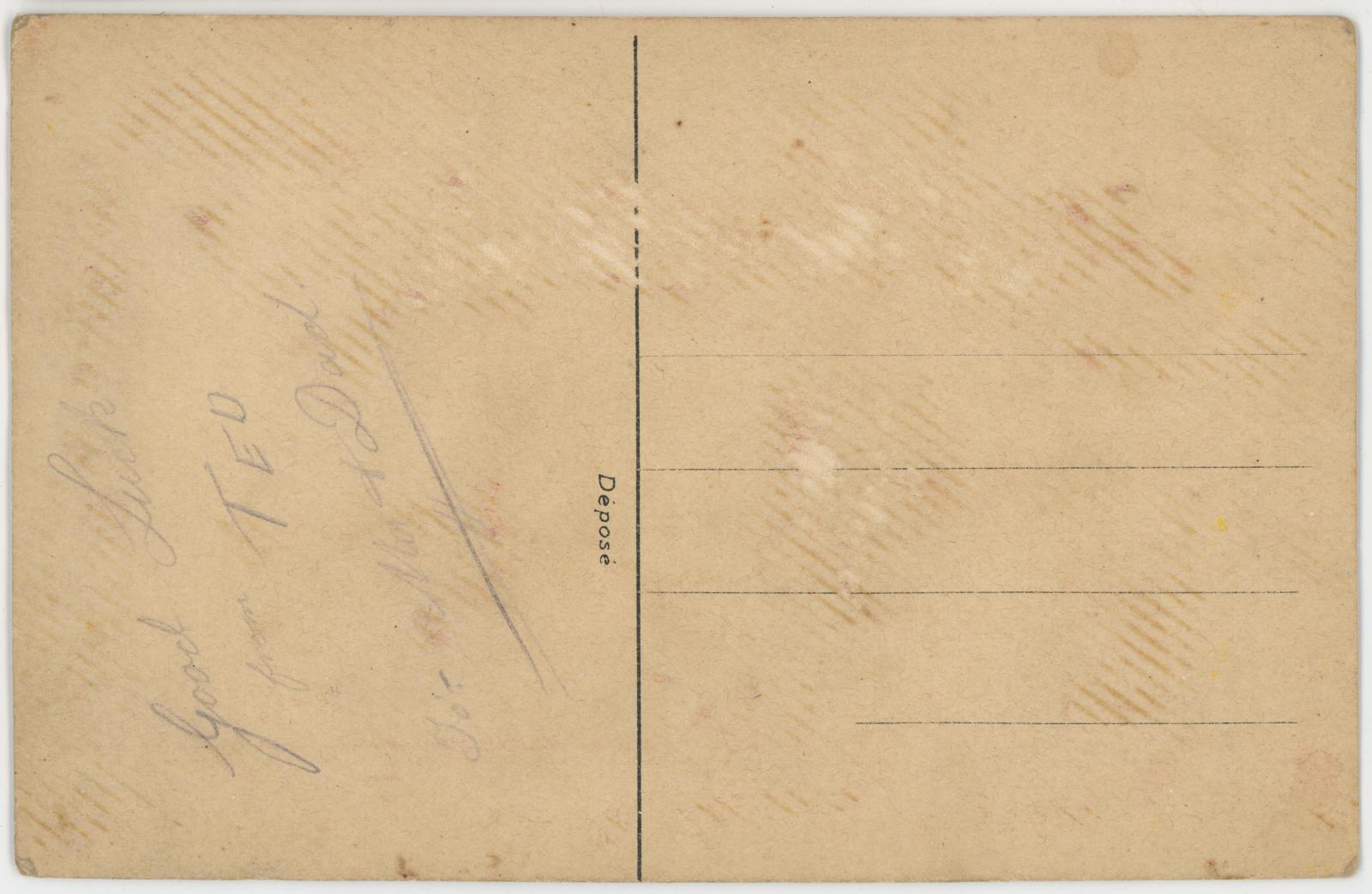 First World War Postcard sent by Edward (Ted) PERRY