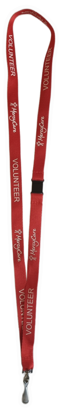 26-257 Lanyard with new MercyCare logo photo without background.