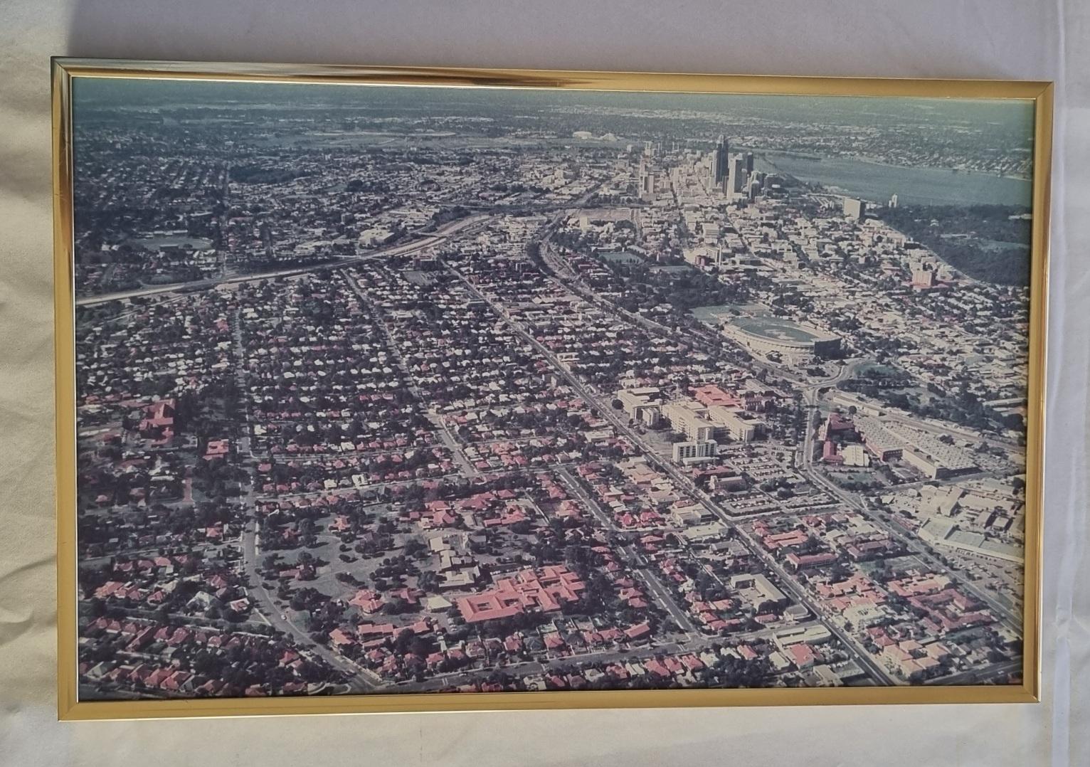 26-262 Aerial Photo taken of the MercyCare Wembley Campus as well as the outer Perth/Subiaco/Wembley area photo with background front-view.
