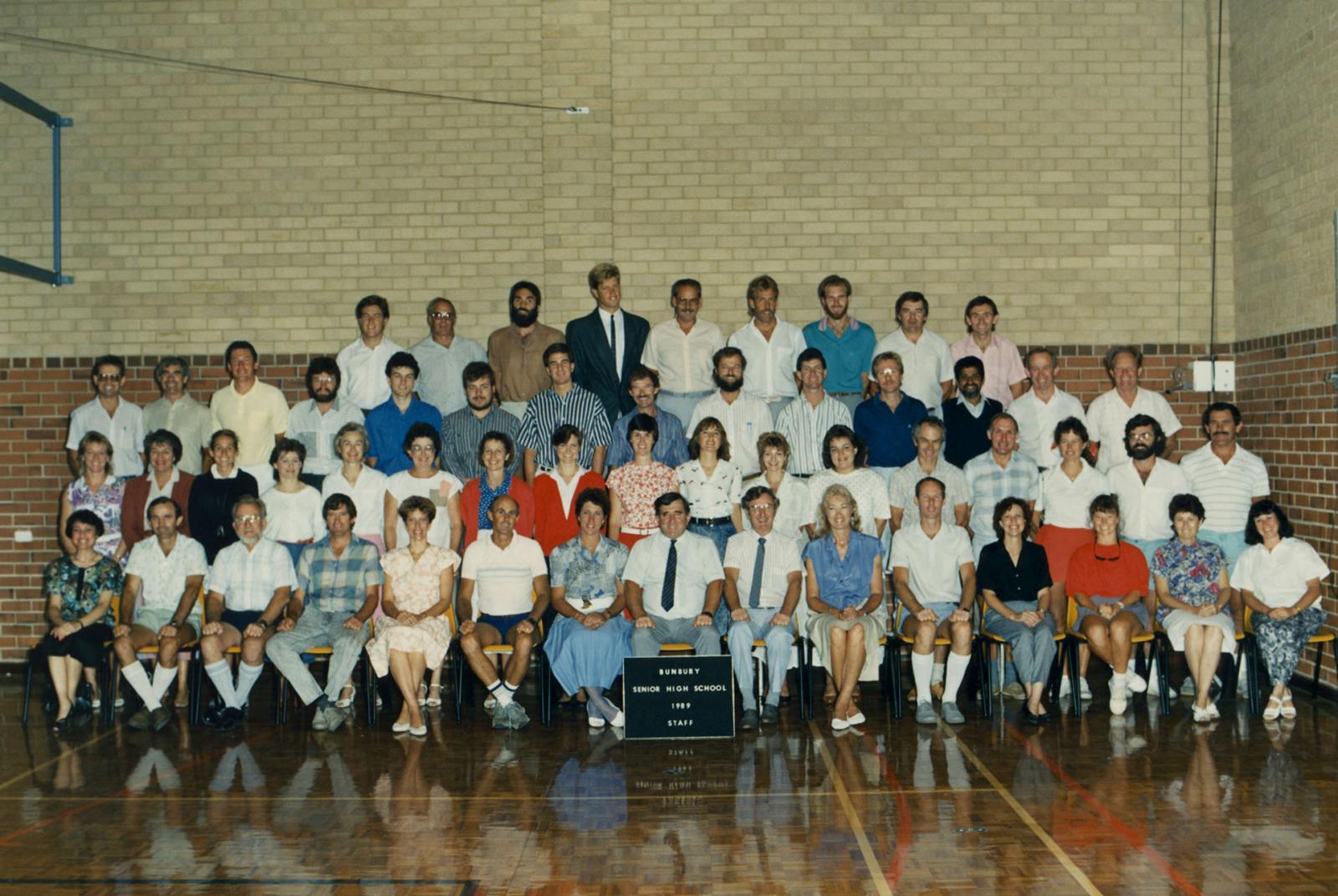 BSHS Staff Photograph - 1989