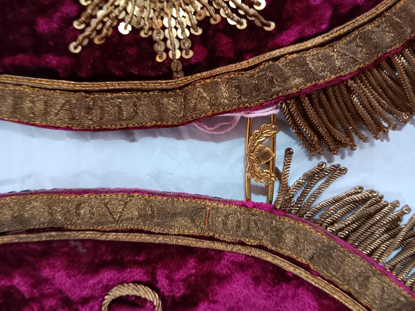 Royal Antediluvian Order of Buffaloes Regalia Clasp Detail