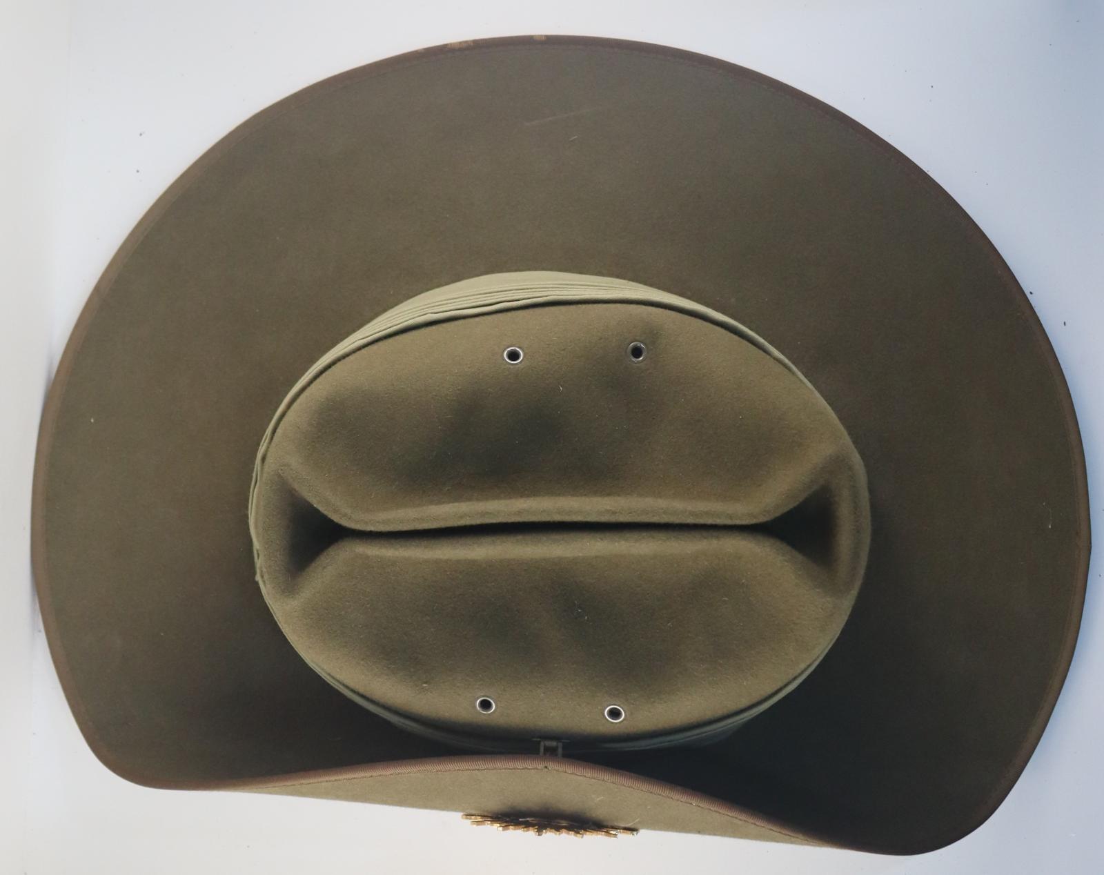 Top view of Australian Army Slouch Hat