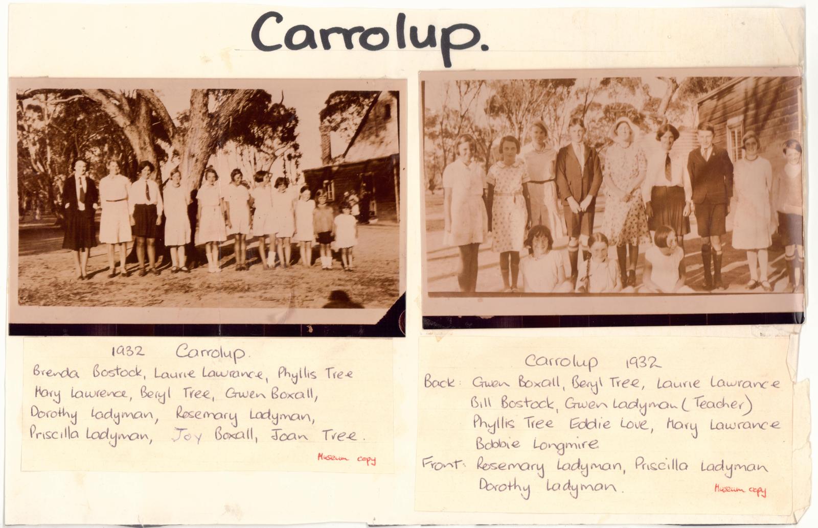Carrolup School Students and Teacher