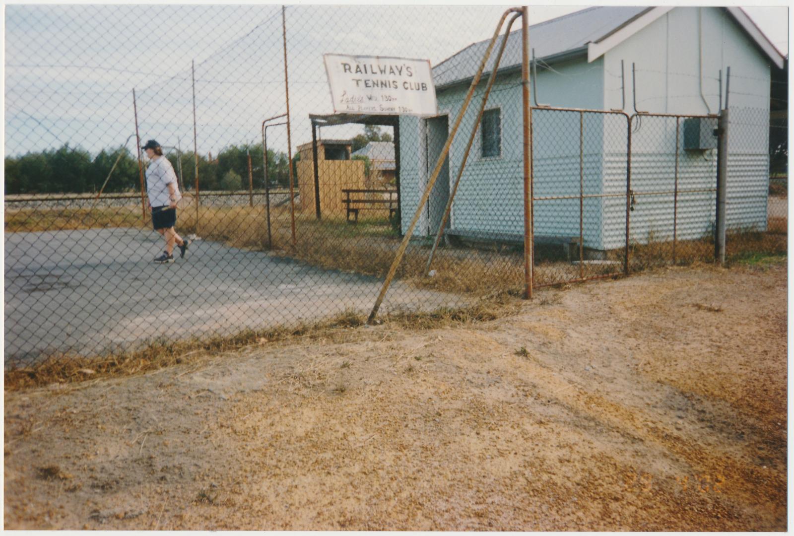 Front view of Railway's Tennis Club