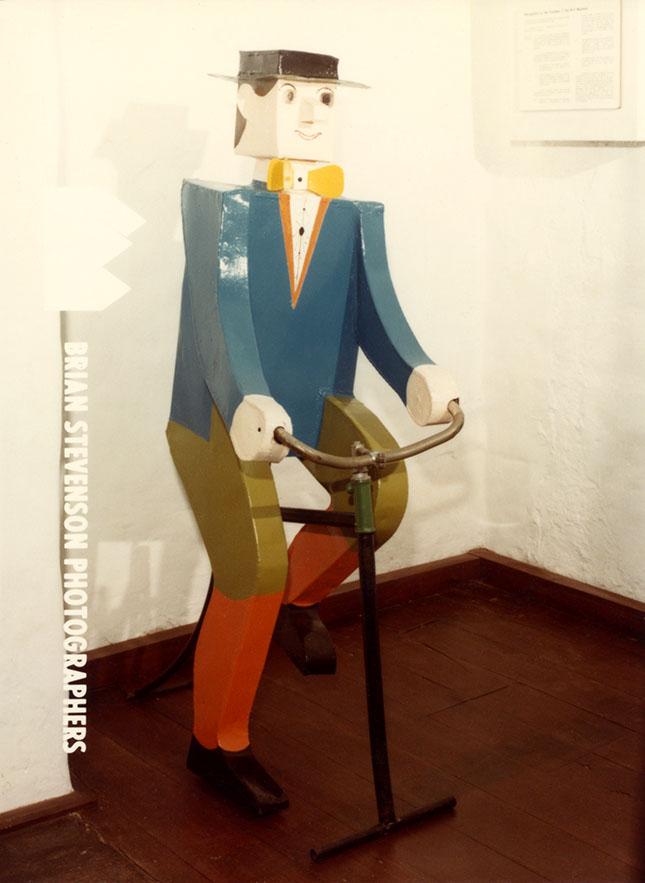 Square Tinman On Bicycle Frame