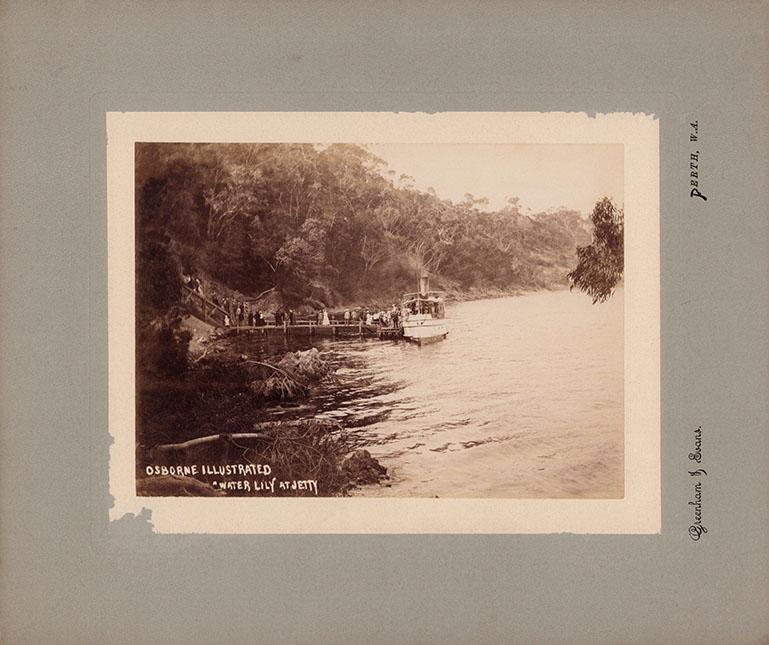 Osborne Illustrated - "Water Lily" At Jetty