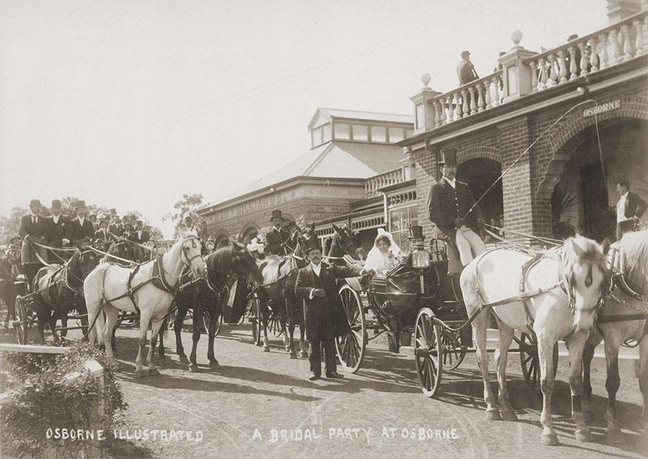 Osborne Illustrated - A Bridal Party At Osborne