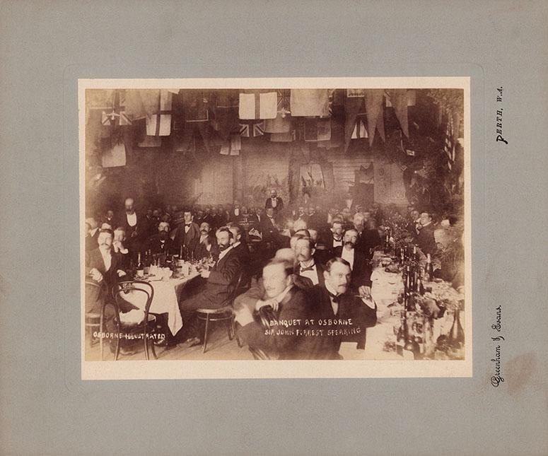 Osborne Illustrated - Banquet At Osborne - Sir John Forrest Speaking