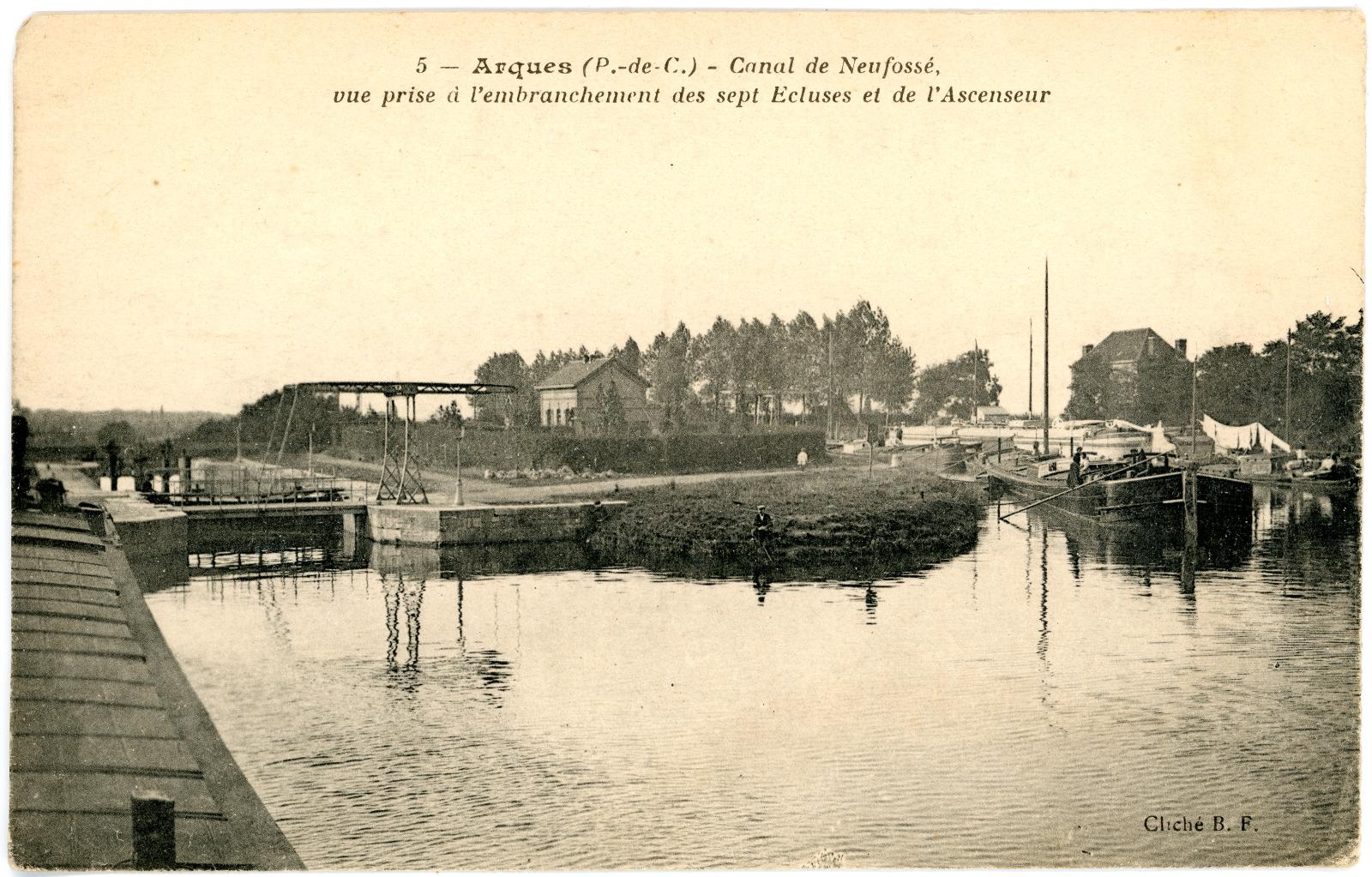 First World War Postcard ‘Canal de Neufosse’ sent from Pte. Edward Charles MOUCHEMORE, 6351