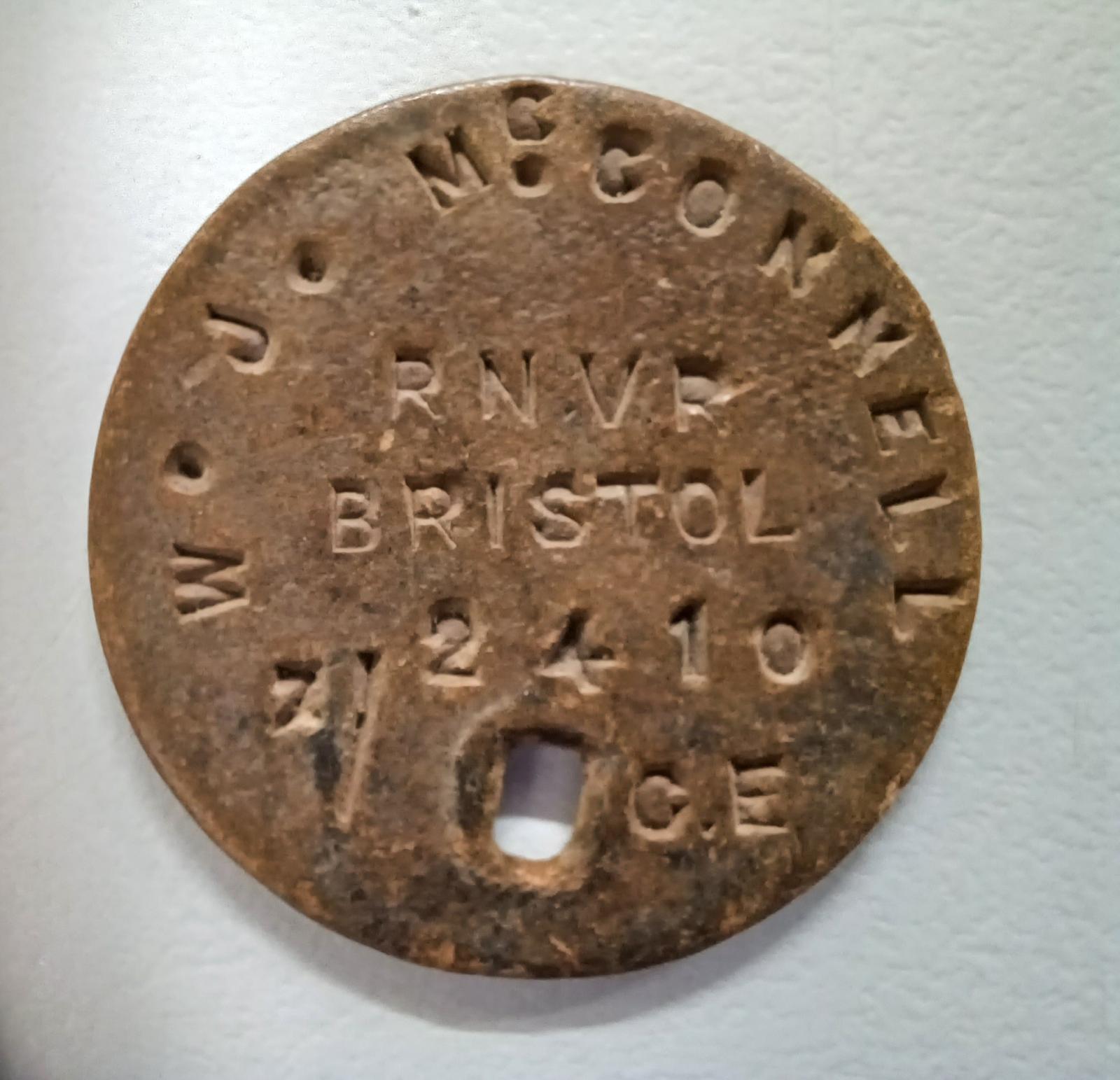 Identity Disc - W J McConnell