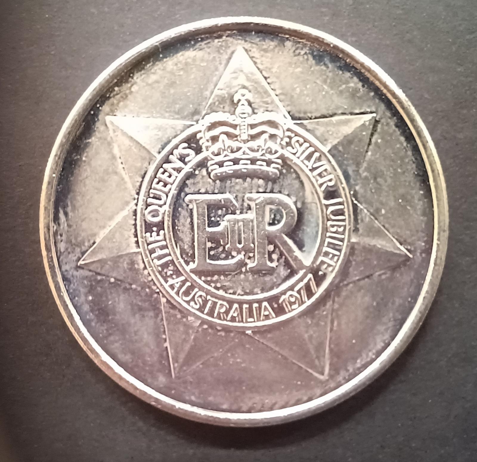 Silver Jubilee 1977 coin