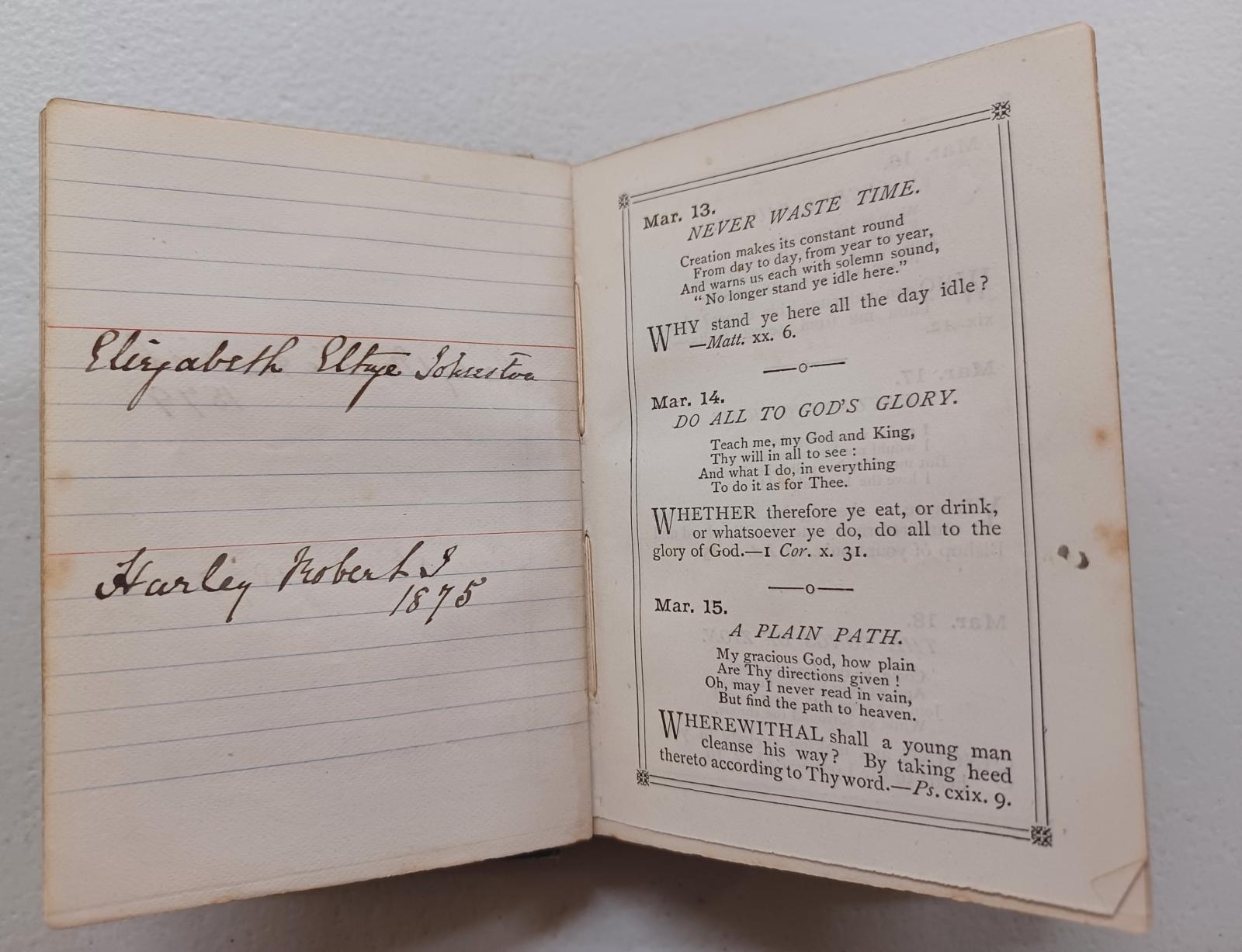 Birthday Book - Mary Johnston