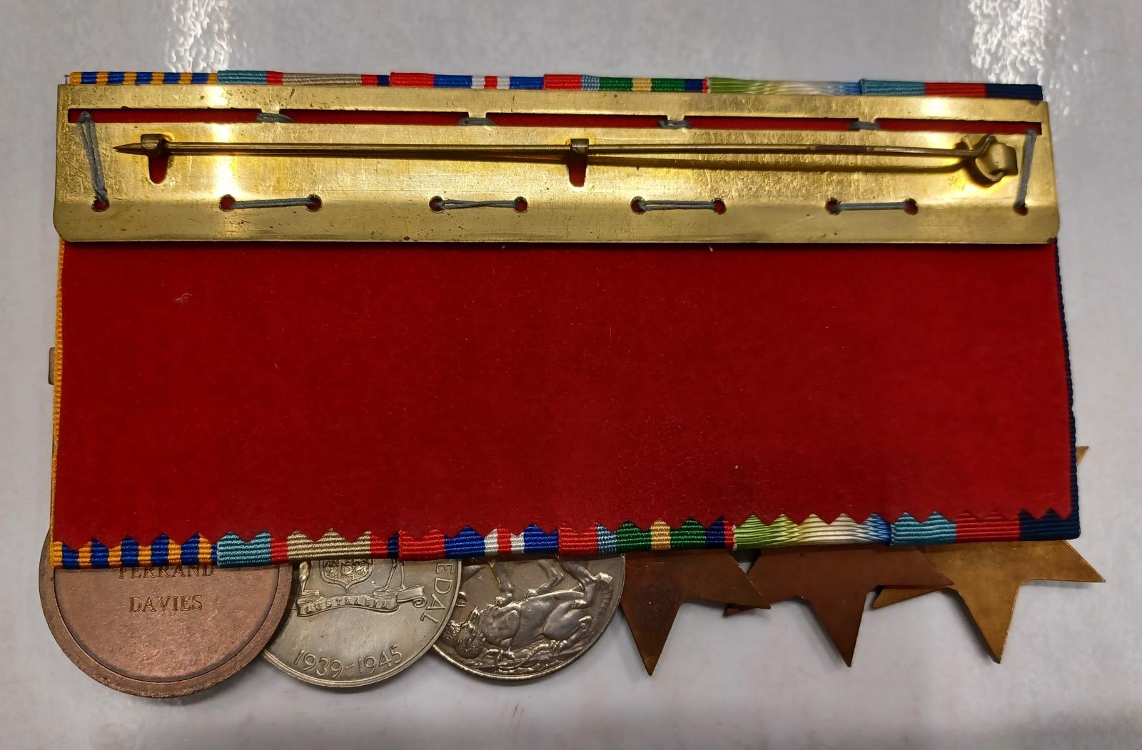 War Medals - E F Davies