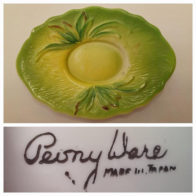 Peony Ware saucer