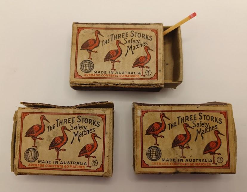 Three Storks Matchbox