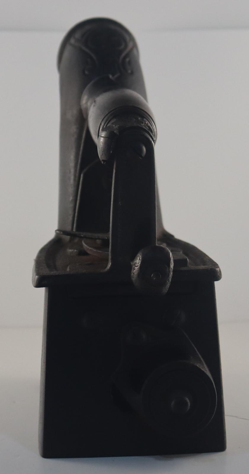 Rear view of Charcoal Iron