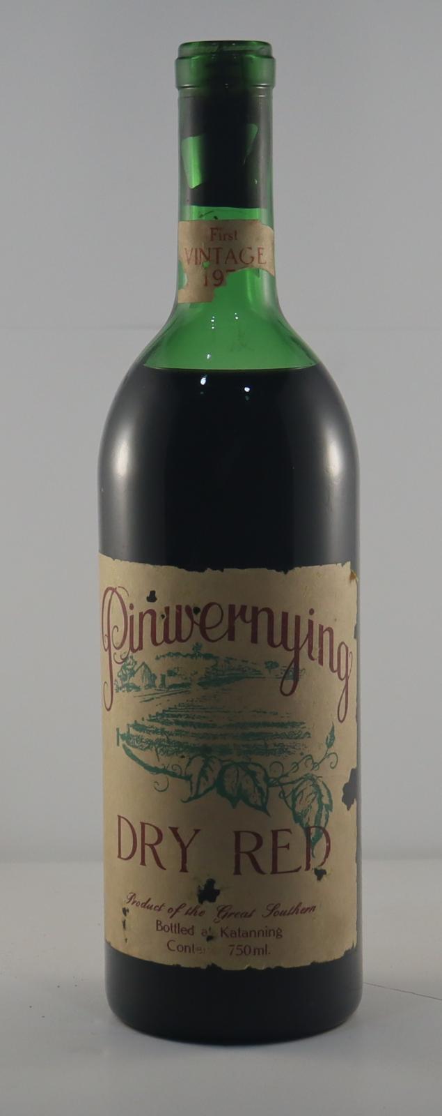 Bottle of Pinwernying Dry Red