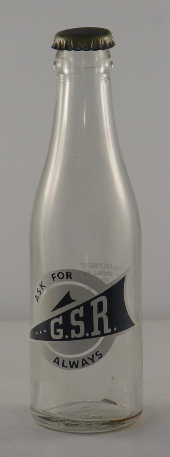Front view of GSR Drink Bottle