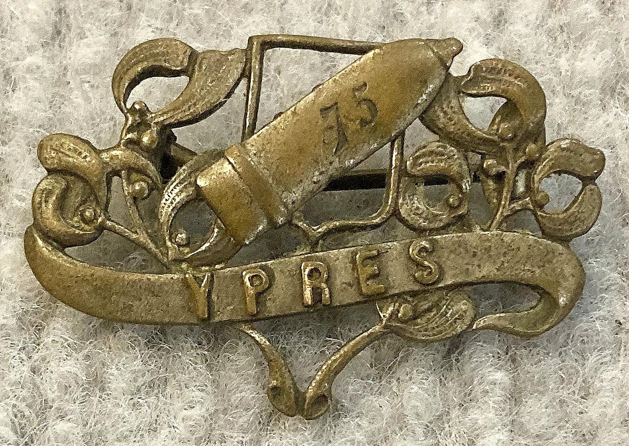 WWI Ypres souvenir sweetheart brooch 