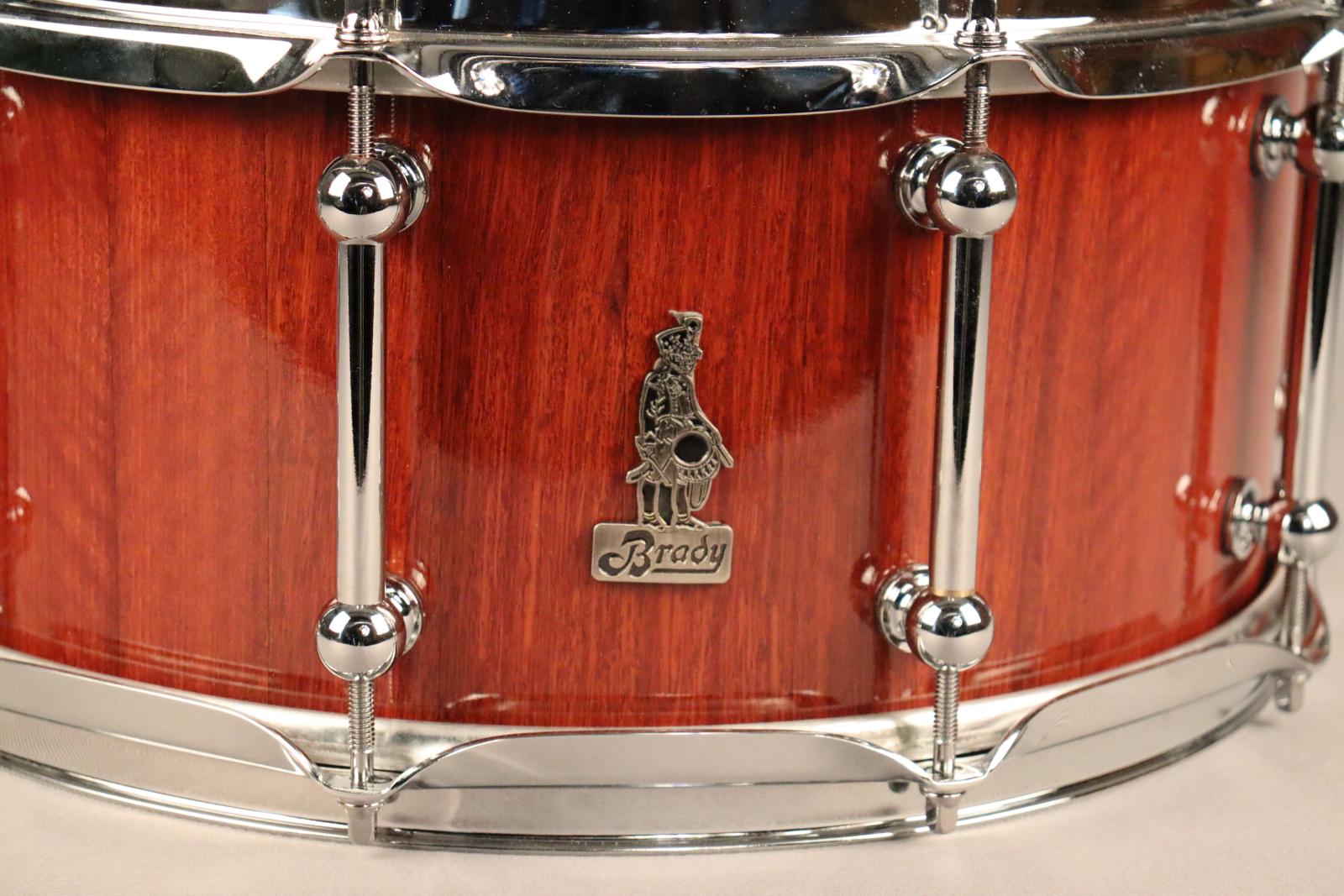 side of drum with soldier drummer logo