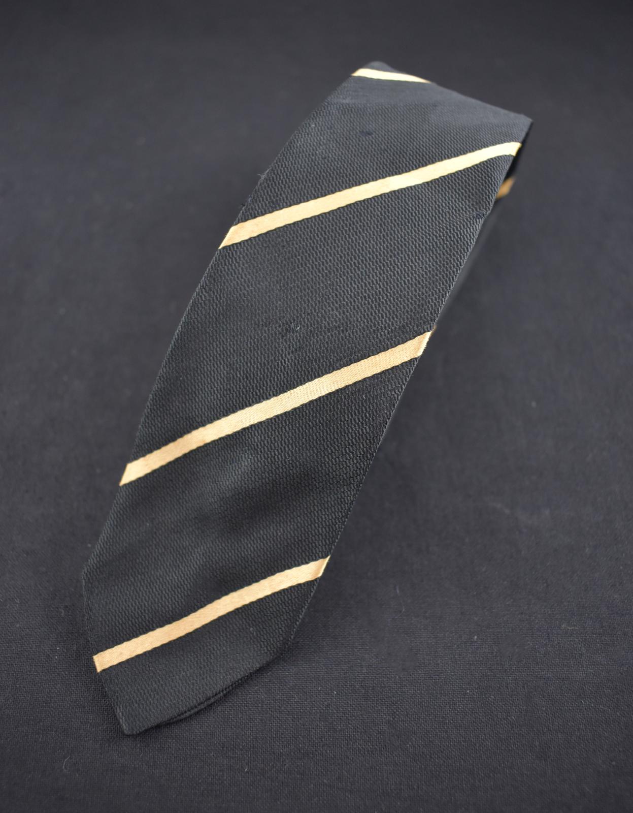 Men’s Striped Tie worn by Maurice Buchan JOHNSON