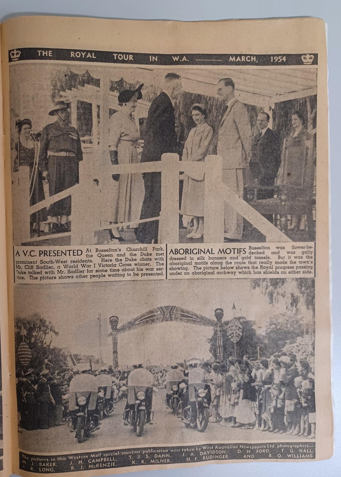 Booklet - 1954 Royal Tour