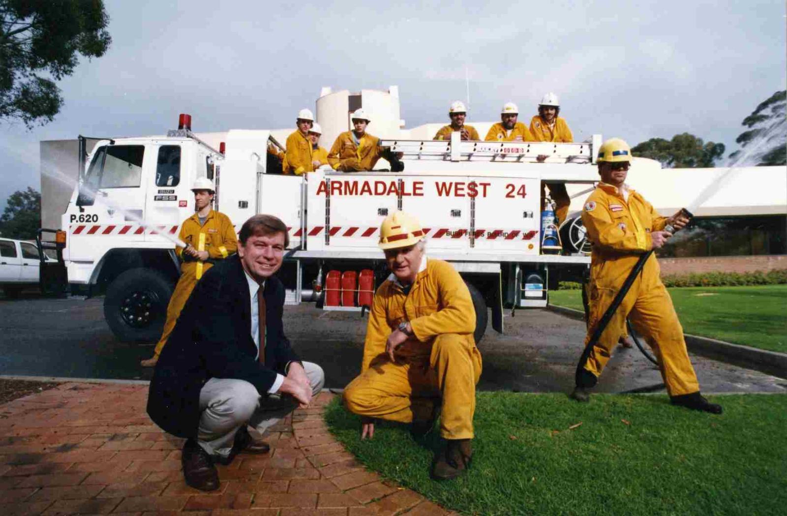 Westfield Brigade photo with truck