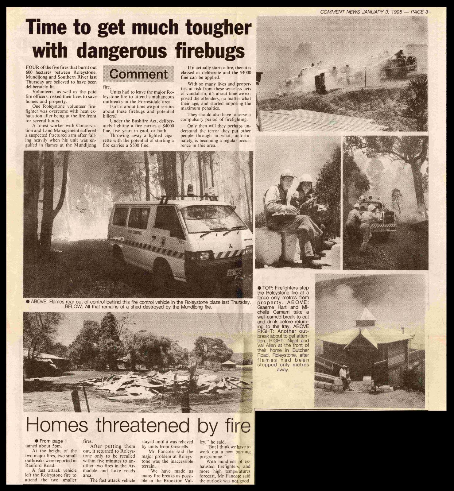 Comment news 3 Jan 1995