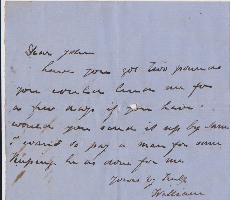 Letter from William Waldeck to John Maley