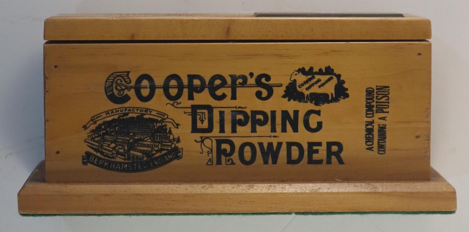 Side view of Cooper's Dipping Powder Box