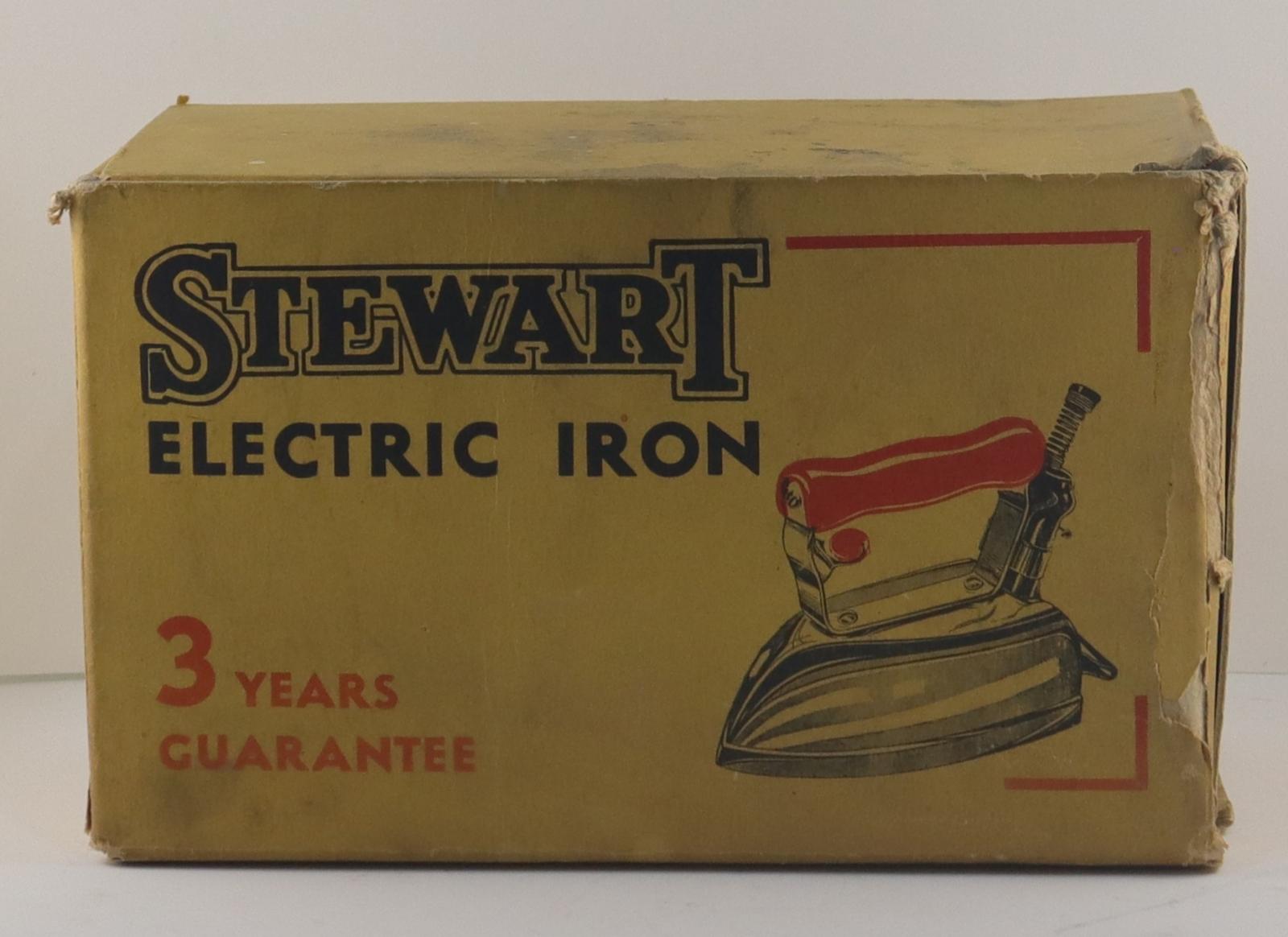 Front view of Stewart Electric Iron Box