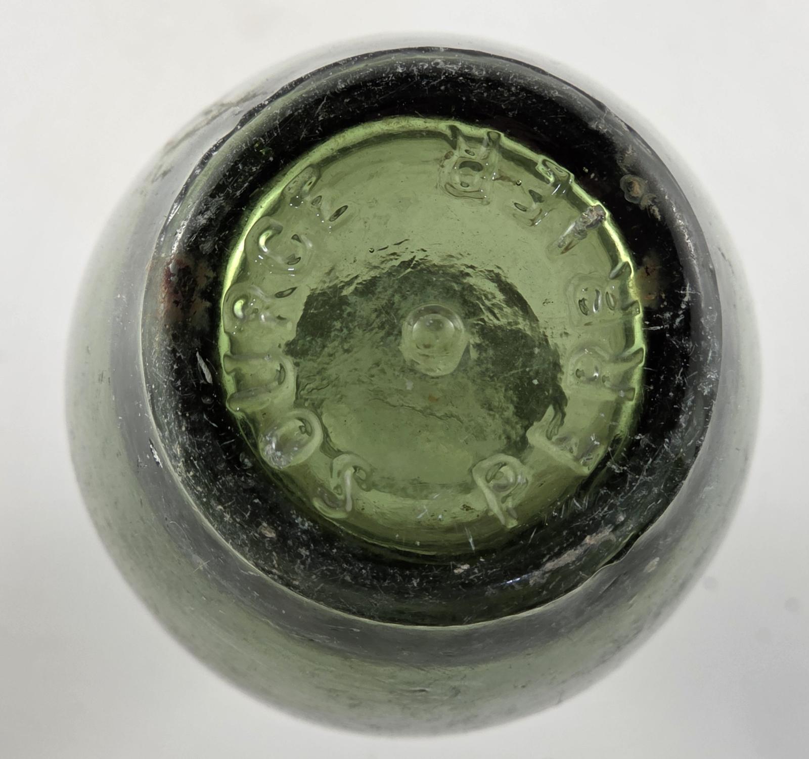 Bottom of Green Bottle