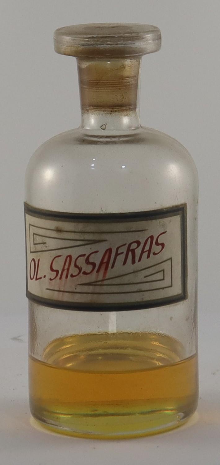 OL. Sassafras Oil Bottle