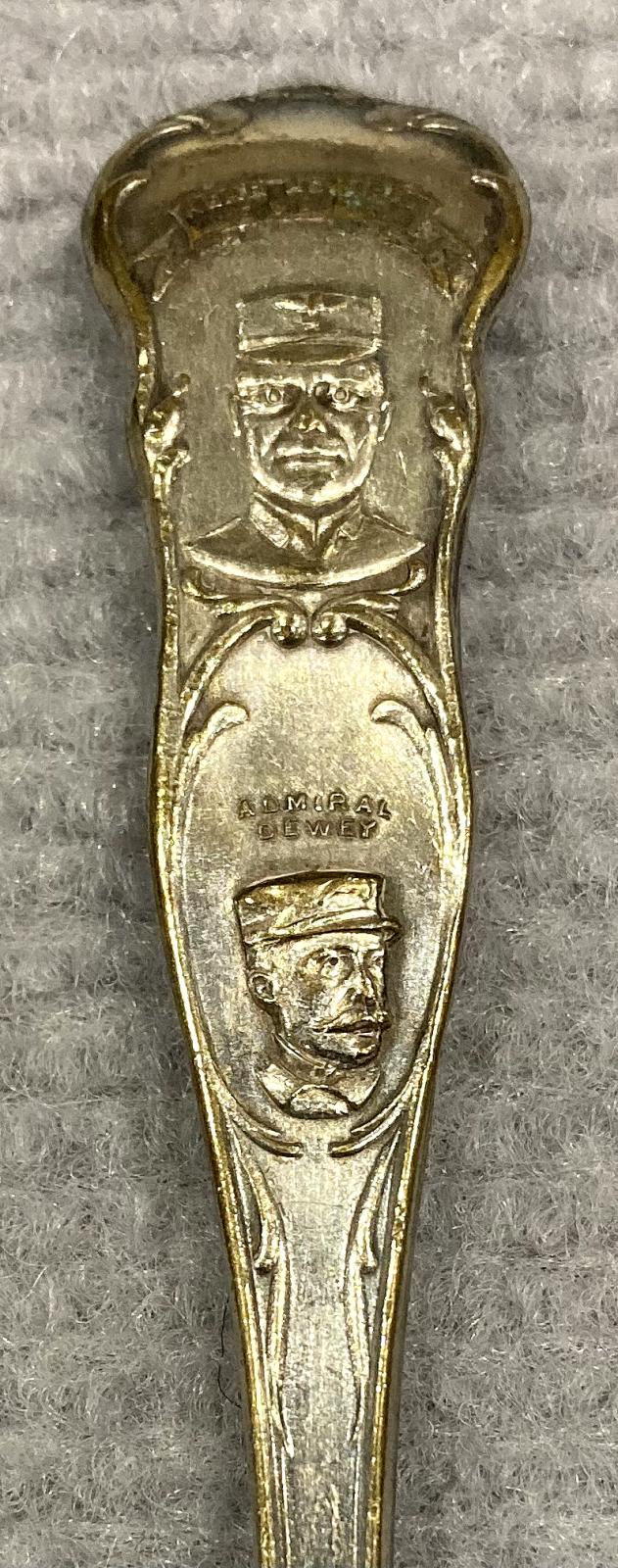 Close-up of reverse of spoon handle 