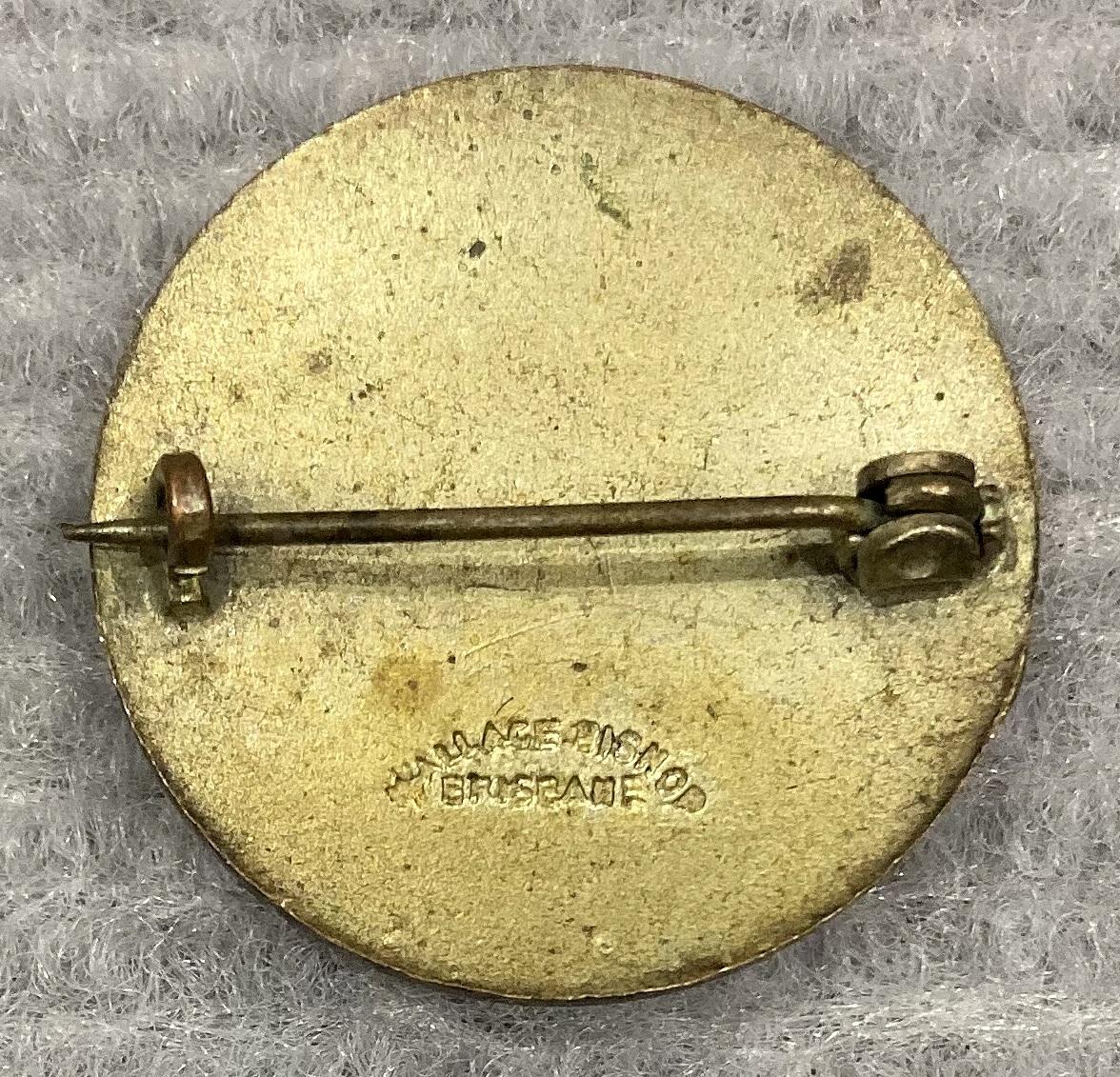 Reverse of Sailors & Soldiers Church of England Help Society enamel badge