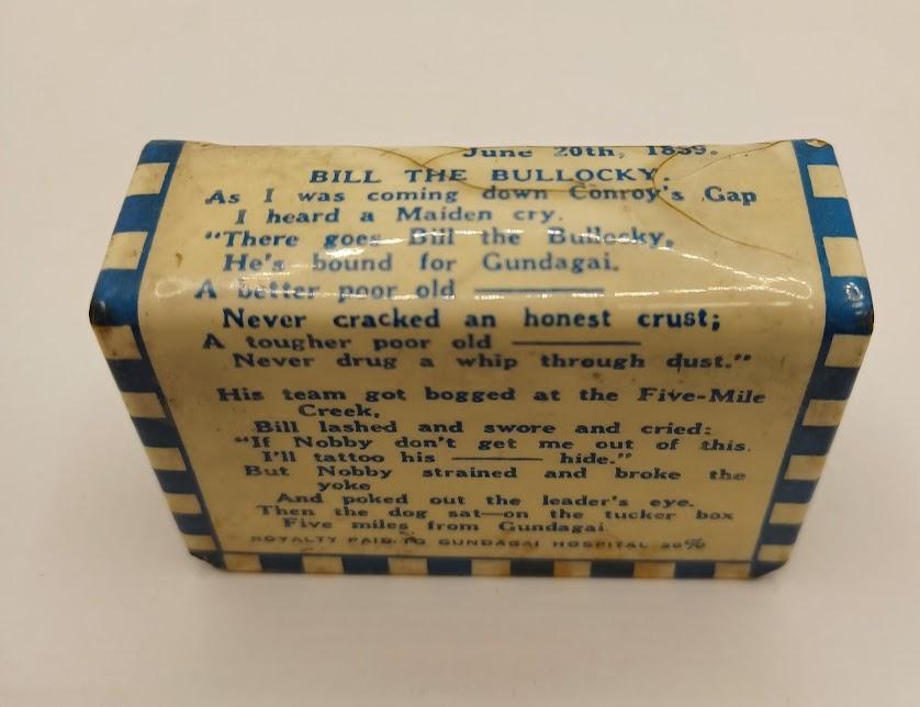 Metal Matchbox Cover - Gundagai