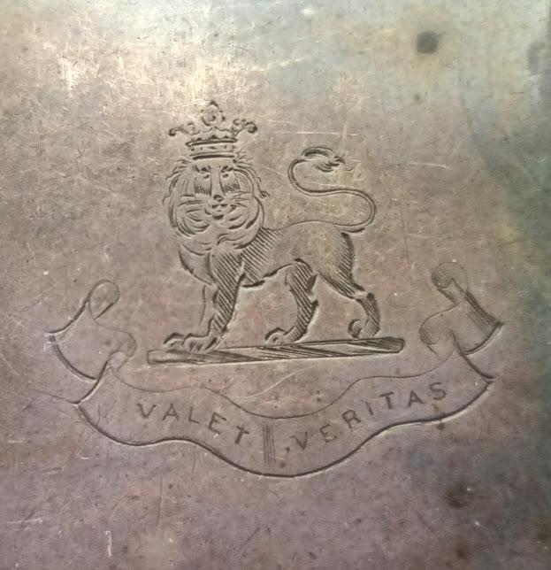 Logo on Sterling Silver Vesta Case