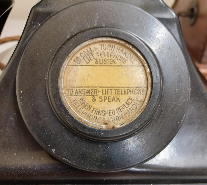 PMG Telephone dial face