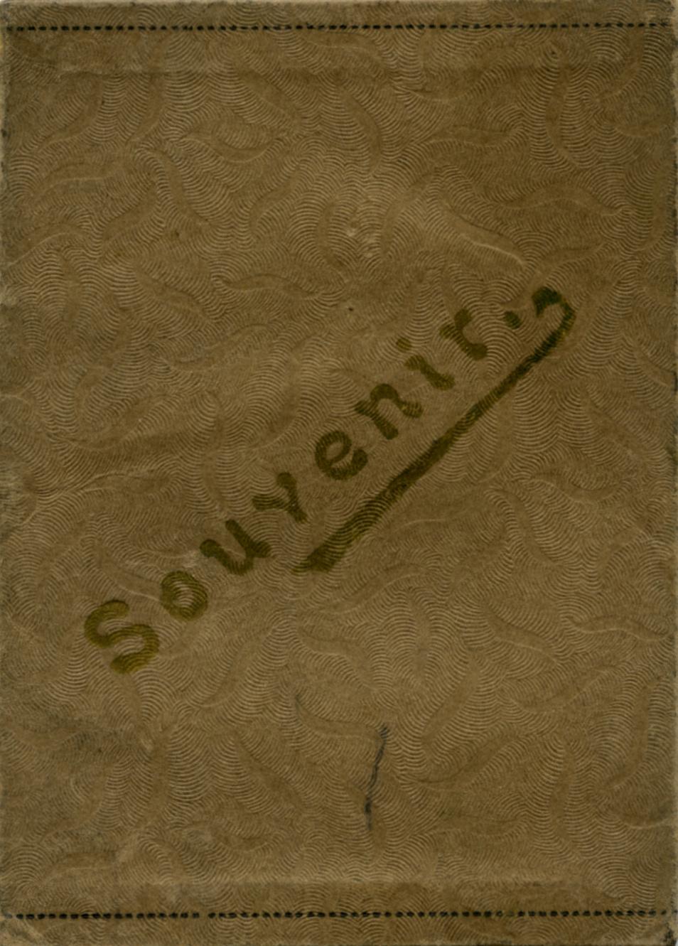 Closed souvenir Y.M.C.A wallet showing front cover
