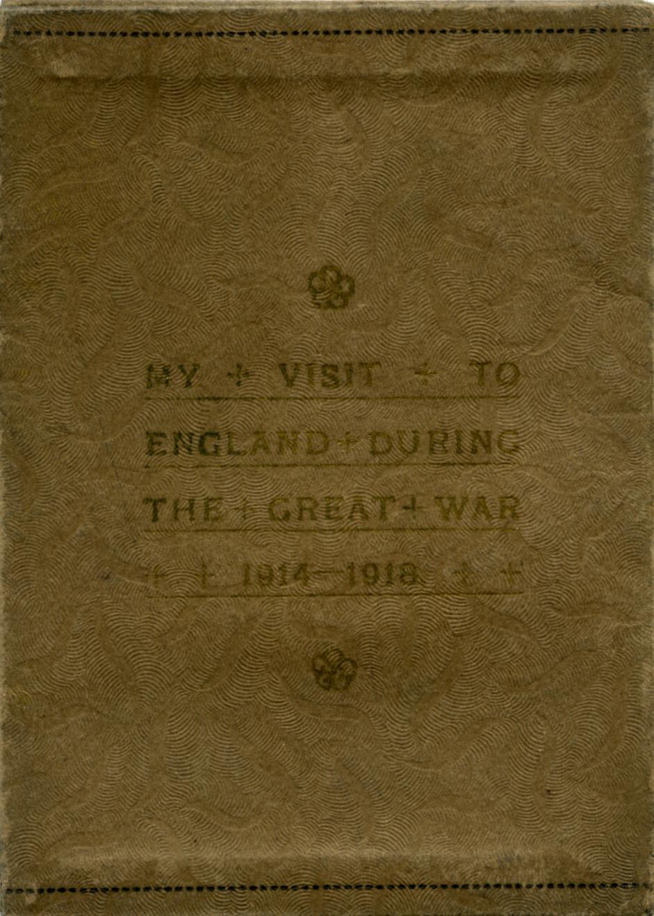 Closed souvenir Y.M.C.A wallet showing back cover