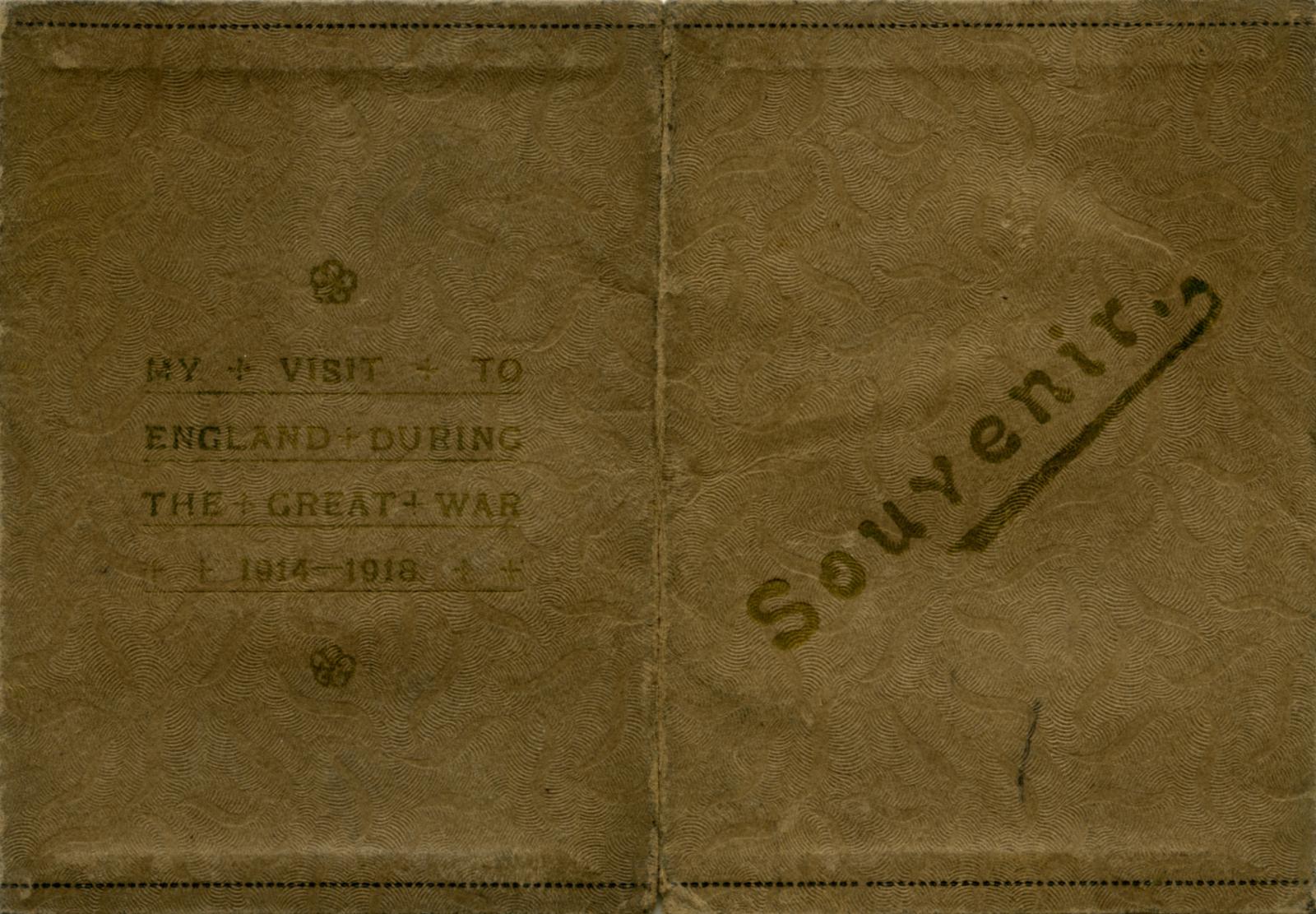 Outside covers of Y.M.C.A. souvenir wallet