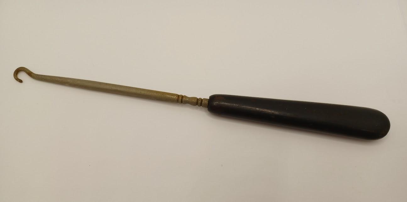 Black ebony button hook