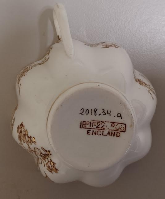 Markings underneath teacup