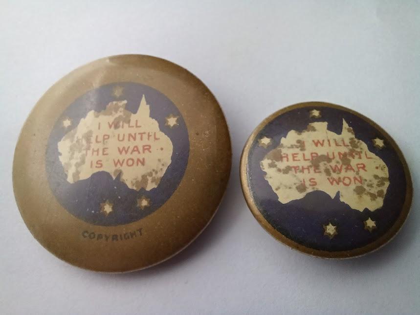 Fundraising Badge - "Help until war is won"
