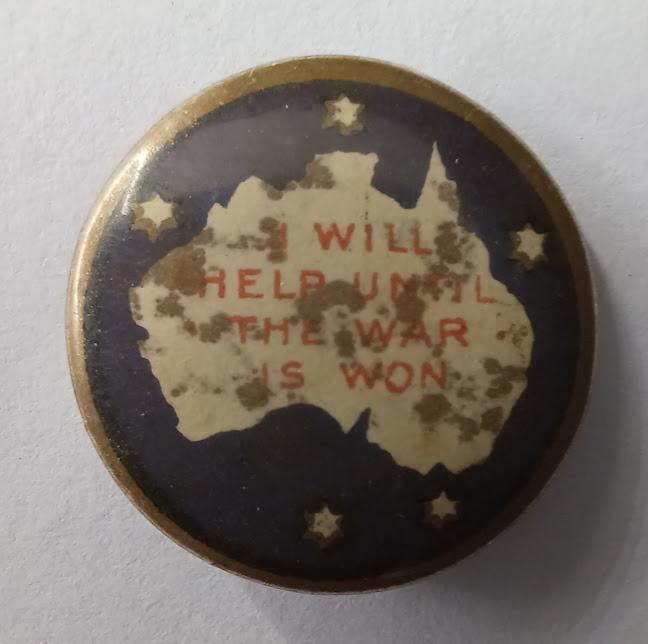 Fundraising Badge - "Help until war is won"