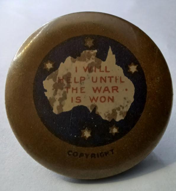 Fundraising Badge - "Help until war is won"