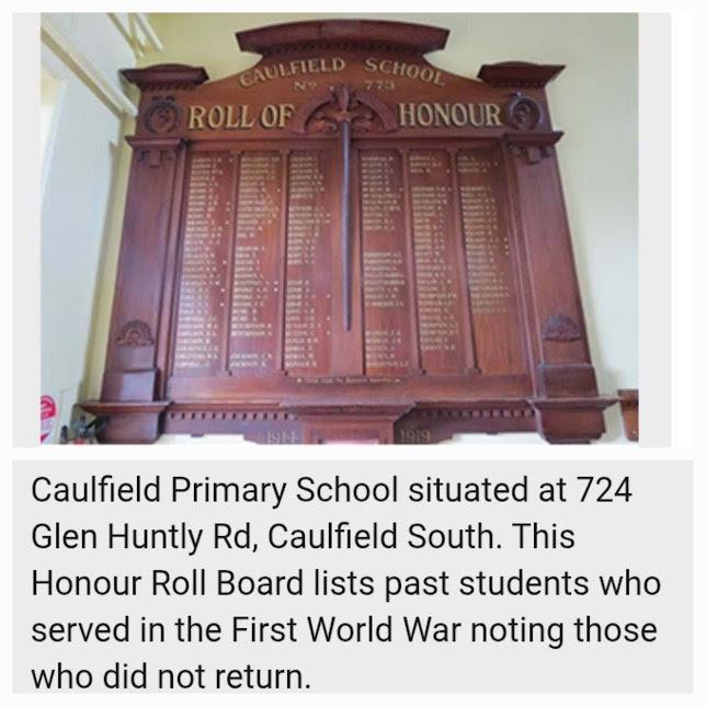 School 733 Roll of Honour
