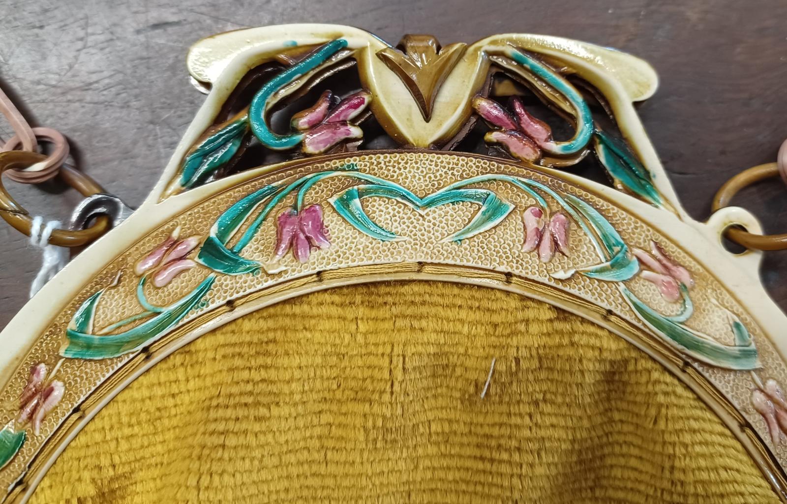 Velvet handbag