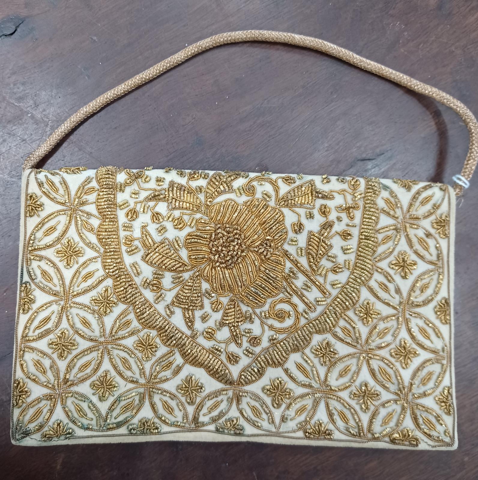 Ladies Gold Handbag